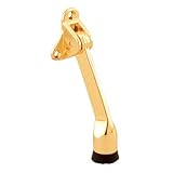 Prime-Line Products U 9153 Door Holder 3 Hole Spring Loaded Brass Plated [並行輸入品]