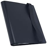 アルバムボックス カードフォルダー カードファイル カードホルダー 収集ファイル 4ポケット 収集 ゲームカード 横入れ 携帯 大容量 160枚収納 ブラック