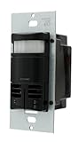 Leviton ossmd-gde dual-relayデコラ壁スイッチwith multi-technology占有センサー、ブラック