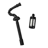 QHALEN StihlチェーンソーMs210 Ms230 Ms250 021 023 025用交換用オイルフィルターガス燃料ライン用ホースチューブ