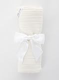 Baby Laundry Cotton Swaddler, Swaddling Blanket for Boys Girls - Ivory (44 x 44) by Baby Laundry