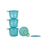 予備校と行くフードポット、1パックブルー4 (Vital Baby) (x 6) - Vital Baby Prep And Go Food Pots, Blue 4 per pack (Pack o