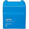 ウェーボ デザインキューブ (uevo design cube) クールジェル 80g ワックス ブルー 80グラム (x 1)