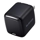 エレコム 充電器 65W USB PD対応 小型 Type-C 1ポート PPS対応 GaN II採用 PSE認証 ブラック 【iPhone