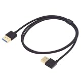 cablecc Ultrafine DisplayPort 1.4 DP - Ultra-HD UHD 4K 144hz DPケーブル 8K 60hz ケーブル 左角度 90度 デスクトップノートパソコンモニター用 100cm