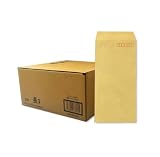 寿堂 Aクラフト 封筒 クラフト封筒 郵便枠付き サイド貼 長形3号 長3 70g 500枚 33532