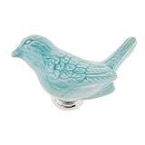 Dovewill 全7色　かわいい　鳥型　　取っ手 　取手　　キャビネット/食器棚/引き出し/ワードローブ　ドア　プル　ハンドル　ノブ　装飾　　 - ブルー