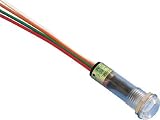 坂詰製作所　３色（赤・緑・橙）点灯ＬＥＤ表示灯　３ＤＵＬ－１０ＭＬ　Φ１０　4957300 3DUL10MLDC5V60VRGOC