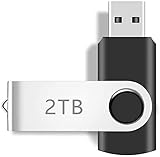 【怪しいUSB】2TB USBフラッシュドライブ3.0, 回転設計のE＆jingフラッシュメモリスティック2000GB, 最大100Mb /