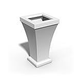 Mayne 5864-W Bordeaux Tall Planter - White