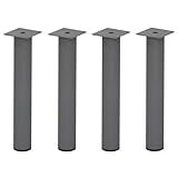 テーブルキッツ 丸脚4本組 330mm TCL-330 シルバー W8.5xD8.5xH33cm