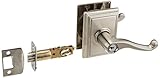 Schlage Lock Company F51AFLA619ADD F51A FLAIR 619 ADD Addison Deco Rose Entry Door Lock Satin Nickel