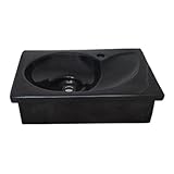 洗面ボウル 陶器 オンorオーバーカウンター両用タイプ アンモナイト型 幅54cm INK-0403176H