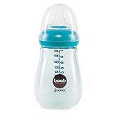 Joovy Boob PP Baby Bottle with Insulator, Turquoise, 9 Ounce by Joovy