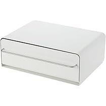 Amazon｜UtaU カウンタードロワー ピュアホワイト 大容量 引き出し式