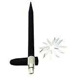 Baoblaze 木彫りツール　アートナイフ　クラフト　彫刻ペン　DIY 工具　12枚替刃付き　　