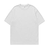 [Yammkia] Tシャツ メンズ 半袖 夏服 半袖シャツ ティーシャツ シャツ 服 夏服 メンズ tシャツ メンズ 半袖 冷感 大きい 半袖Tシャツ 面白い 吸汗速乾 ティーシャツ 柔らかい かっこいい スウェット あたたかい おもしろ トップス 部屋着 おしゃれ カジュアル 秋冬服 スポーツ 普段着(M,グレー)