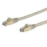 StarTech.com カテゴリー6a LANケーブル 7m グレー ツメ折れ防止RJ45コネクタ CAT6aイーサネットケーブル 6ASPAT7MGR