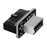 マザーボード 内部USB3.0 / 3.1 → フロントUSB Type-Cヘッダー (Key-A 20ピン) 変換アダプタ Type-E タイプE