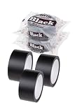 エーピーエムジャパン DIY Life カラー養生テープ Black 50mm×20m 3個セット