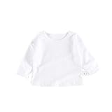 Pojour Tシャツ/ブラウス　ベビー服　女の子　キッズ　8色　無地シャツ　赤ちゃん服　幼児　子供服　長袖　キッズ服　満月/出産祝い/プレゼント/お出かけ 綿 通園 通学