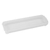 uxcell　収納ケース　オーガナイザー収納ボックスケース　ポータブル　長方形　クリア　36cm x 10cm x 4cm