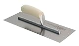 MARSHALLTOWN The Premier Line MX114 11-Inch by 4-Inch Finishing Trowel with Straight Wood Handle [並行