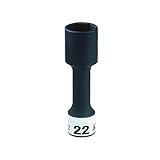 KTC (京都機械工具) インパクトレンチ用ホイールナットソケット 【12.7sq】 ロング薄肉 BP49-22