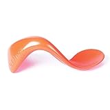 KIZINGO Right-Handed Toddler Spoon (Carrot) by Kizingo