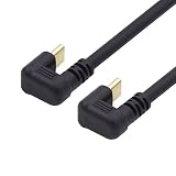 chenyang USB Cケーブル USB 3.1 Type C 10Gbps PD 65W 4K データ充電 延長ケーブル U字型 角度付き