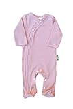 Parade Organics Baby EssentialジッパーFootie カラー: ピンク