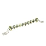 uxcell 端子台　ターミナルブロック　ねじ端子ブロックアースコネクタ　250V 15A 10ポジション