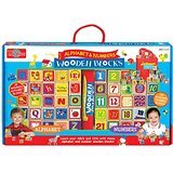 T.S. Shure Alphabet & Numbers Cutesie Wooden Blocks