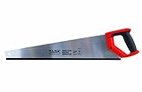 Task Tools T88023 22-Inch 10-Point Super Cuts Handsaw, Rubber Grip [並行輸入品]