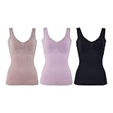 [ジニエ] 【日本正規品】 グラマーシェイプスマートフィット3枚セット 補正下着 レディース キャミシェイパー キャミソール ブラジャー (5L)