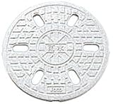 丸マス蓋 樹脂製 300型(直径328mm) JM300CWＦ （雨水 ６穴あり） 城東テクノ