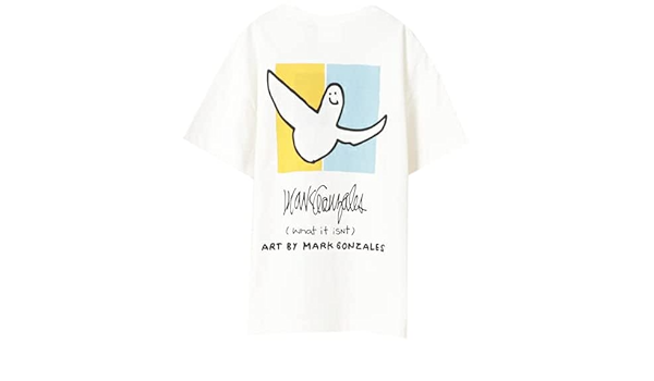 Mark Gonzales Tシャツ トップス 半袖 韓国ブランド 21最新のスタイル Mark Gonzales Tシャツ トップス 半袖 韓国ブランド 21最新のスタイル