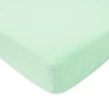 American Baby Company Heavenly Soft Chenille Fitted Crib Sheet, Mint by American Baby Company
