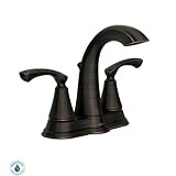 Moen 84876BRB Centerset Bathroom Faucet with Pop-Up Drain Assembly from the Tiffin Collection, Medit
