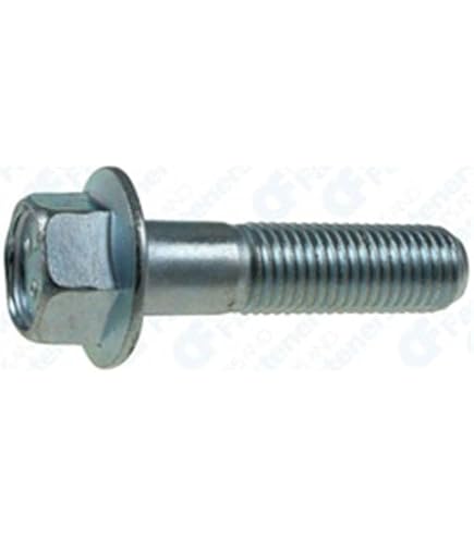 10 Pack M12-1.25 X 30mm JIS Small Head Hex Flange Bolts - Grade 10.9 Zinc Steel