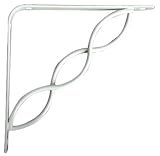 Knape & Vogt 200 C WH 6 6 "コンコードホワイト装飾シェルフブラケット – 数量16