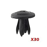 PartsSquare 30 Front Fender Clip Retainer Bumper Rivet for Mazda Toyota: 90467-06017 [並行輸入品]