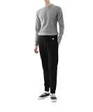 [チャンピオン] ロングパンツ ワンポイントロゴ Cotton USA C3-W201／C3-W201Z メンズ ブラック
