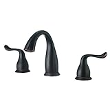 Yosemite Home Decor YPH1B258-ORB Two Handle 8-Inch Widespread Lavatory Faucet, Small, Oil Rubbed Bro
