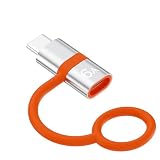 ライトニング タイプc 変換 PD100W急速充電, シリコンバンド設計, イヤホン対応不可, ライトニング to USB-C 変換, Lighting USB-C 変換アダプタ for iPhone 15 16 Plus Pro Max Galaxy S23 Pixel Macbook PC