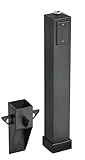 Arlington Industries GP37B-1 Gard-N-Post Outdoor Landscape Lighting Garden Post, 37-Inch, Black [並行輸