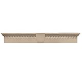 Buildersエッジ060020637023 37 5 / 8 " x 6 "クラシックDentilウィンドウヘッダー023、ウィッカー