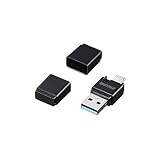 BUFFALO microB&USB3.0 microSD専用スマホ向けカードリーダー ブラック BSCRM110U3BK
