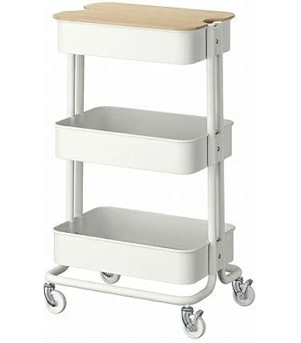 Amazon.co.jp: IKEA イケア RASKOG ロースコグ ワゴン 35x45x77cm 大