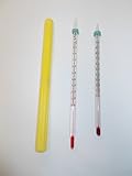 久松計量器製作所　棒状ガラス温度計0-100℃　18㎝